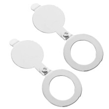 Peephole Privacy Cover Metal 2 Pieces