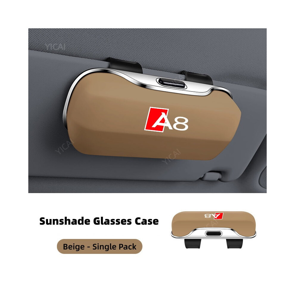 For Audi A8 Car Glasses Case Sunglasses all-inclusive design Dust and fall prevention Accessories