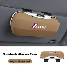 Peugeot 5008 Car Visor Glasses Case Back Clip Organizer