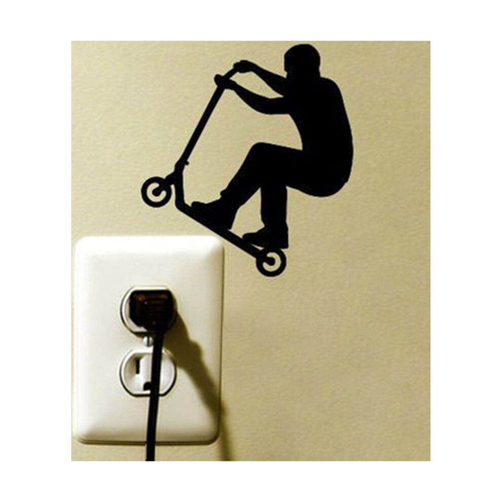 Wall Stickers Sports Series Light Switch Fabric Sticker Helping Hands Wall Decal Climbing Wall, Home Wall Stickers 9448483027687