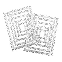 Metallstanser for scrapbooking og kortlaging 2 sett