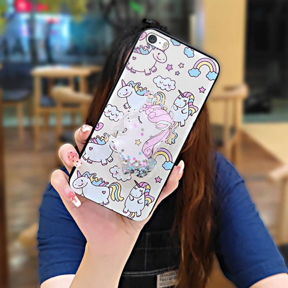 Phone Case Compatible With Iphone 5/5S/Se – Rotatable Kickstand, Waterproof, Dirt-Resistant, Anti-Knock Tpu Cover 9448483072922