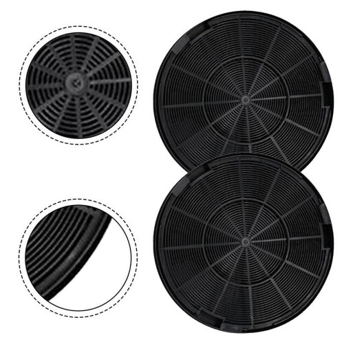 2PCS Activated Carbon Filters Kitchen Range Hood Filter Accessories 198*30mm 2