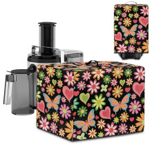Pletafvisende støvdæksel til køkkenjuicer med håndtag i toppen, kompatibel med blender/juicer/foodprocessor, 43 x 28 x 33 cm