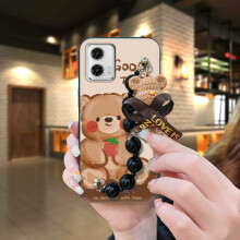 MOTO G 5G 2023 Phone Case – Cute Bear Bracelet Design, Skin-Friendly Waterproof Silicone Cover, Anti-Knock & Dirt-Resistant