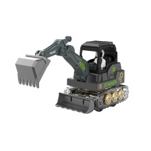 Mérnöki játékautó – Kotrógép, Dömper és Traktor gyerekeknek 3+ – 2 csatornás RC rakodó buldózer – Teljesen funkcionális