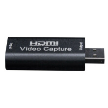 4K HDMI til USB 3.0 videooptagelseskort, 1080P@60fps livestreaming og optagelse til gaming, undervisning, videokonferencer (sølv)