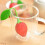 Silicone Strawberry Design Loose Tea Leaf Strainer Herbal Spice Infuser Filter 2
