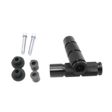 Motorcycle Passenger Foot Pegs Aluminum Alloy Black