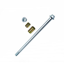Eje de rueda de motocicleta 70cc 90cc 110cc 125cc 12 mm Eje de rueda delantera y trasera universal para motocicleta con tuerca y buje