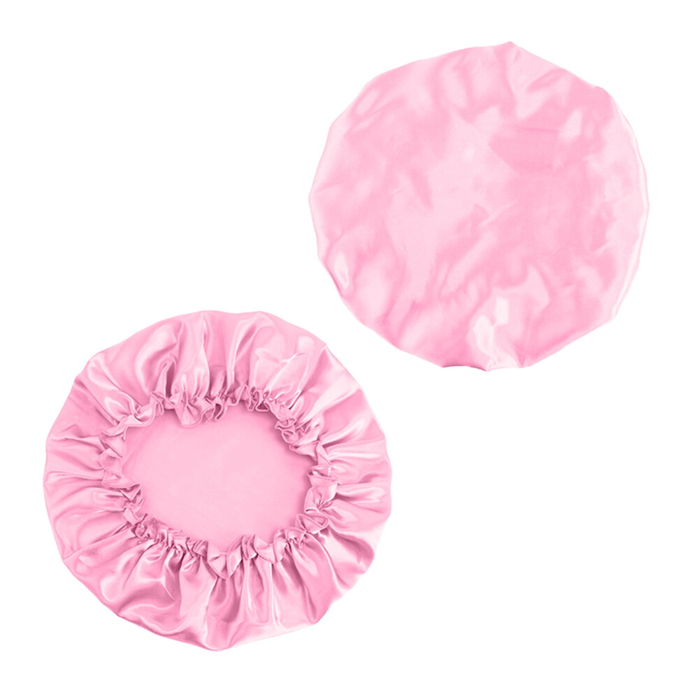 3Pcs Reusable Satin Hair Cap for Women â Luxury Sleep Cap, Chemo Hair Loss Prevention Bonnet, Shower/Bath/Spa Accessory