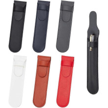 6 Pcs 6 Colors Leather Single Pen Case Handmade Fountain Pen Pouch Single Pen Pouch Holder with a Flip Cover f
