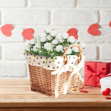 Artificial Silk Rose Bouquet, Wedding Bridal Bouquet Centerpiece, Home Decor Fake Flowers, Aesthetic Gradient Roses Arrangement