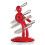 Human Shaped Knife Block Holder with , Creative Kitchen Storage Decor Red 1