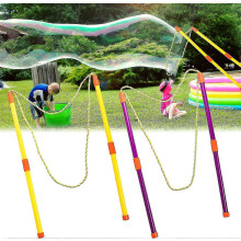 Set van 2 zeepbellenstokjes, gigantische zeepbellenset voor kinderen, zeepbellen voor bruiloften en verjaardagen