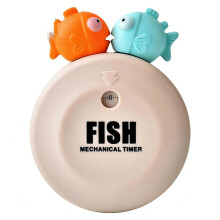 Cute Timer Kiss Fish Timer Design Kitchen Timer, Mechanical Timer 55-minute Timer, Cooking Countdown, Timer Wi