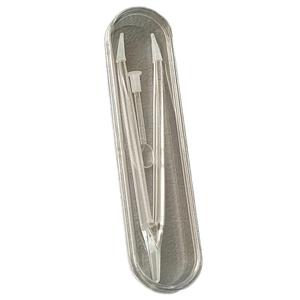 1Set Contact Lenses Tweezers Contact Lenses Remover Transparents Large Long Clamps Rod for Easy Insertion and