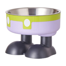 Stainless Steel Elevated Pet Bowl with Anti-Slip Base, Double-Layer Design for Cats & Dogs – Easy Clean, Compatible with Standard Sizes