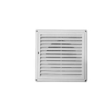 TOP-MAX Wall Exhaust Vent Fan Covers Louvered Exhaust Hood Grille White (127mm/5inch)