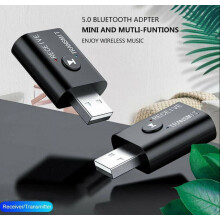 USB Bluetooth-adapter for bil, Bluetooth-sender/mottaker, plug & play, 3,5 mm AUX trådløs lydadapter for TV, hodetelefoner, PC, stereo