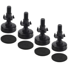 4Pcs Furniture Levelers Heavy Duty Furniture Leveling Feet Adjustable Leg Levelers for Cabinets Tables Chairs