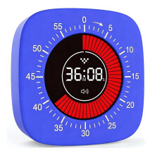 Visual Timer for Kids - Digital 60-minute Countdown Silent Desk Timer