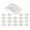 20 Pack Plastic Hair Clips Barrettes Side Combs 70x40mm for Styling 1