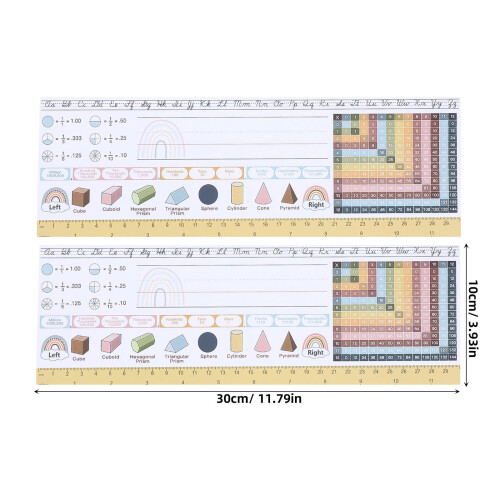 25 Pcs Student Name Tag Desk B2932 Second Generation Brand Manuscript 1