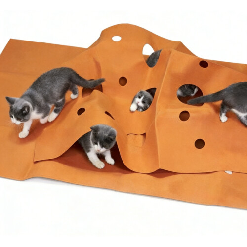 Pet Activity Play Mat Cat Toy Bite Training Blanket For Pets Stress Release WCC