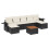 VidaXL vidaXL 8-tlg. Garten-Sofagarnitur mit Kissen Schwarz Poly Rattan 1