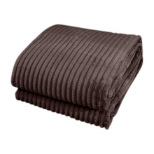 UHUYA Throw Blankets for Bed Flannel Blanket Soft Warm Cozy Bed Blanket Plush Sofa Throw Blanket, 39.37 x 59.06 Inch, Coffee