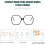 Lesebrille Starlight – modisches Design mit Sternenglitzer und Blaulichtfilter. 2