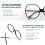 Lesebrille Starlight – modisches Design mit Sternenglitzer und Blaulichtfilter. 4