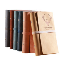 BE-TOOL A6 PU Journal Notebook 80 Sheets 4 Paper Types