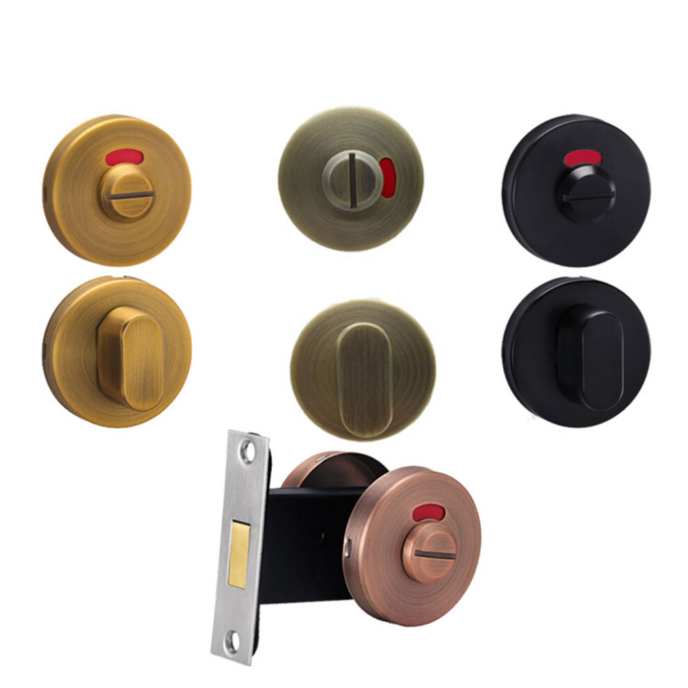 Tooloflife Indicator Privacy Lock For Toilet Wc Cubicles Bathrooms Door Lock Stainless Steel 4 Colors 9489952908397
