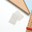 200Pcs Thermal Laminator Sheets Transparent Square for Photos and Files 1