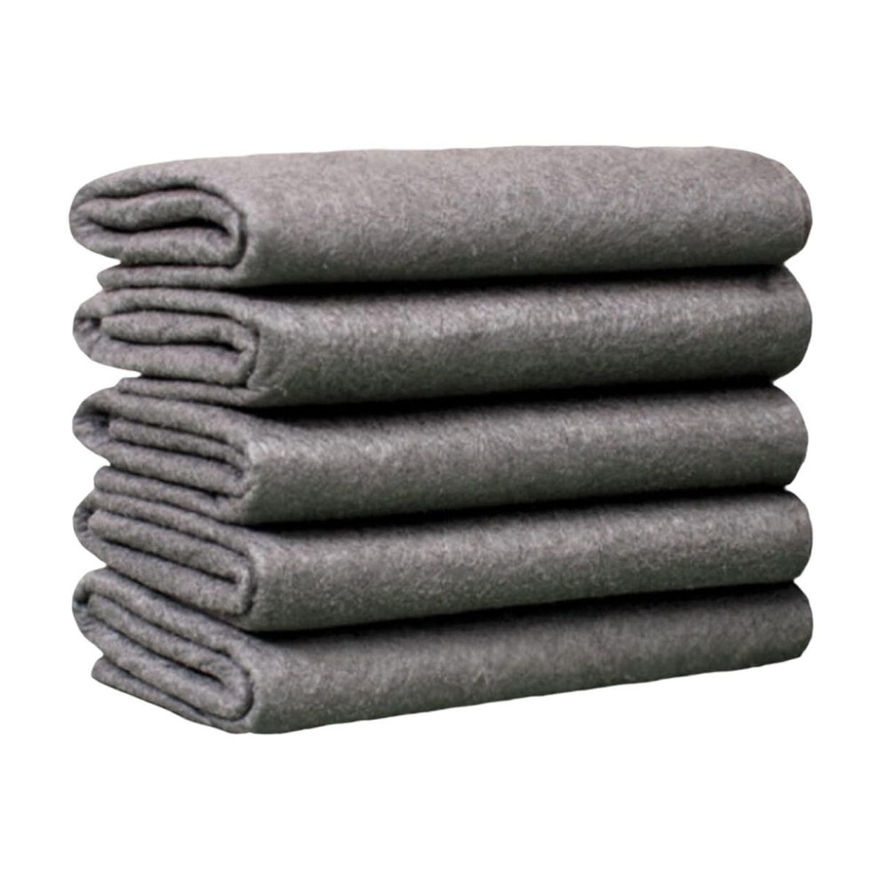 5-Pack Magic Microfiber Cleaning Cloths, Streak-Free & Reusable For Glass & Various Surfaces 9489952907291