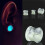 Unisex Glow-in-Dark Double Flared Saddle Ear Plug 6mm 5