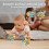 Colorful Airplane and Helicopter Toy Set 2pcs 4