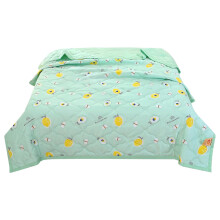Couette d'été prélavée et climatisée, literie douce, respirante et légère, garnissage en polyester lavable, format grand lit/queen, style