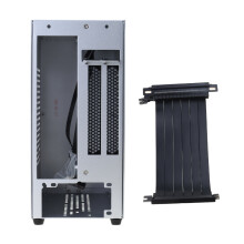 Aluminium Mini ITX-behuizing voor desktop-pc, geschikt voor grafische kaart RTX 2070.