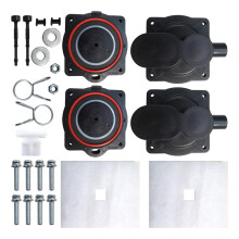 Kit de reparación y reconstrucción de diafragmas para bombas de aire, montaje de válvulas de aire para HP80HP60HP80-0117HP80-0110CS103EL AS500AA500