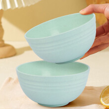 Bol à céréales en plastique 12 x 6 cm, compatible micro-ondes et lave-vaisselle, bol de cuisine monobloc pour un usage quotidien