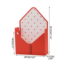 Boîte à fleurs pliable rouge avec rabat en V, idéale pour les bouquets et les cartes. Parfaite pour la Saint-Valentin, les mariages et la fête
