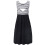 Women's Sleeveless Maternity Nursing Dress Black Medium 1