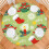 Toalha de mesa redonda festiva com bainha elástica de 52 polegadas, ideal para sua mesa de jantar de Natal e para a montagem de buffets de festas, 2