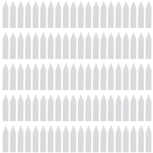 Étiquettes réutilisables PVC pour plantes, 100 pièces
