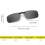 Polarized Clip-on Sunglasses Metal Frame Unisex Ice Blue 3