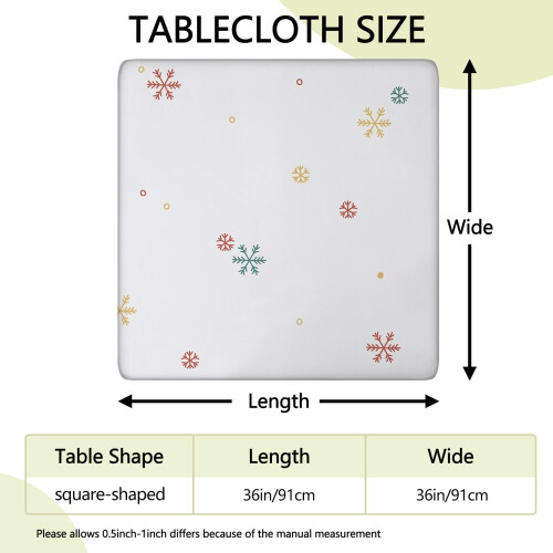 Festlig stretchduk, 90x90 cm, elastisk spandex – krøllfri passform for festbord 1