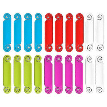 20 étiquettes pour câbles, gestion des câbles, étiquettes multicolores, étiquettes d'identification pour câbles USB/Com